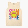 Simply Sage Market S.W.Smiley Sunshine Neon Garment Dyed Tank - 3 of 3
