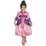 Disguise Girls' Mulan Sparkle Classic Costume - Size 4-6x - Multicolored