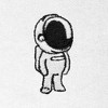 Dalix Astronaut Embroidery Heavy Weight Fleece Sweatpants Soft Lounge Pant Drawstring Waistband Pockets Mens - 2 of 4