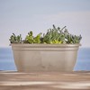 Bloem Lucca 18" Self-Watering Resin Window Box Planter - 4 of 4