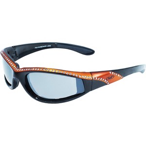 Global Vision Eyewear Marilyn 11 Safety Motorcycle Glasses with Flash Mirror Lenses - 1 of 4