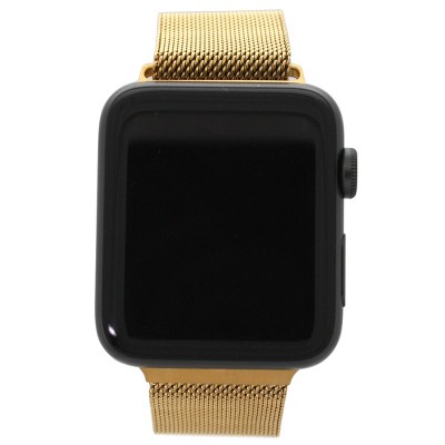 Gold mesh apple watch band sale