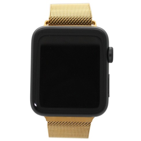 Gold mesh band for apple watch new arrivals