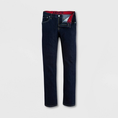 dark wash stretch jeans