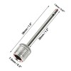 Unique Bargains Metal Air Pin for Football Basketball Soccer Inflating Pump Needle Silver Tone 1.5" x 0.3" 20 Pcs - 2 of 4