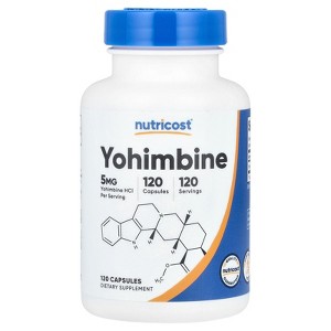 Nutricost Yohimbine, 5 mg, 120 Capsules - 1 of 2