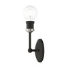 Livex Lighting Lansdale 1 - Light Vanity in  Black/Brushed Nickel - 4 of 4