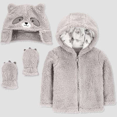 baby boy fur jacket