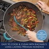 Rachael Ray Cook + Create 14" Aluminum Nonstick Wok - Agave Blue: Smooth Surface, Gas & Electric Compatible, 6 Qt Capacity - 3 of 4