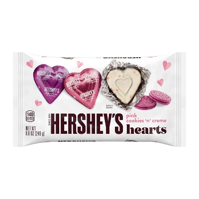 Hershey's Valentine's Pink Cookies 'n Crème  Hearts - 8.8oz