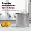 Amici Home Newport Collection Galvanized Metal Storage Canister, Food Safe - 3 of 4