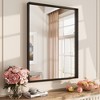 Apmir High-Strength Tempered Glass and Aluminum Alloy Framed French Cleat Mounted Wall Decor Bathroom Vanity Mirror with 5-Year Warranty - 4 of 4