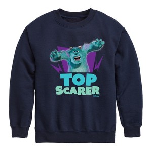 Boys' - Disney - Top Scarer Graphic Long Sleeve Fleece Sweatshirt - 1 of 4