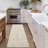 Acekool 5x7 Washable Braided Print Area Rug, Non-Slip Modern Soft Carpet, Stain Resistant Low Pile Throw Rug for Living Room, Bedroom - 3 of 4