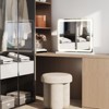 TUYOHW Chic Vanity Mirror with LED Lights,3-Mode Makeup Mirror Freestanding Tabletop Mirror for Bathroom,Touch Screen Control Desk Mirror - 4 of 4