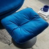 NicBex Velvet Swivel Accent Chair,Upholstered Swivel Living Room Chairs with Curved Backrest and Ottoman,Accent Chairs for Living Room - 4 of 4