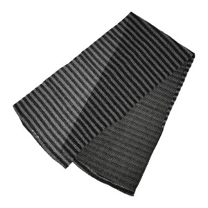 Unique Bargains Elasticity Body Scrub Towel for Bathroom 39.37"x9.84"  Black 1 Pc - 1 of 4