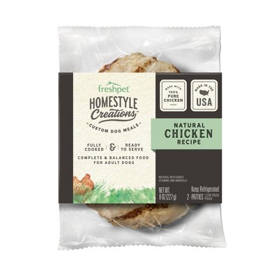 Freshpet Homestyle Creations Chicken Patties Wet Dog Food - 2pk