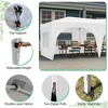 10''x20'' Pop Up Canopy Tent With 6 Sidewalls, Waterproof Commercial Tent With 3 Adjustable Heights, Carry Bag, 6 Sand Bags, 6 Ropes, 12 Stakes - 4 of 4
