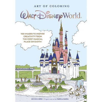 Art Of Coloring: Disney 100 Years Of Wonder - By Staff Of The Walt Disney  Archives (paperback) : Target