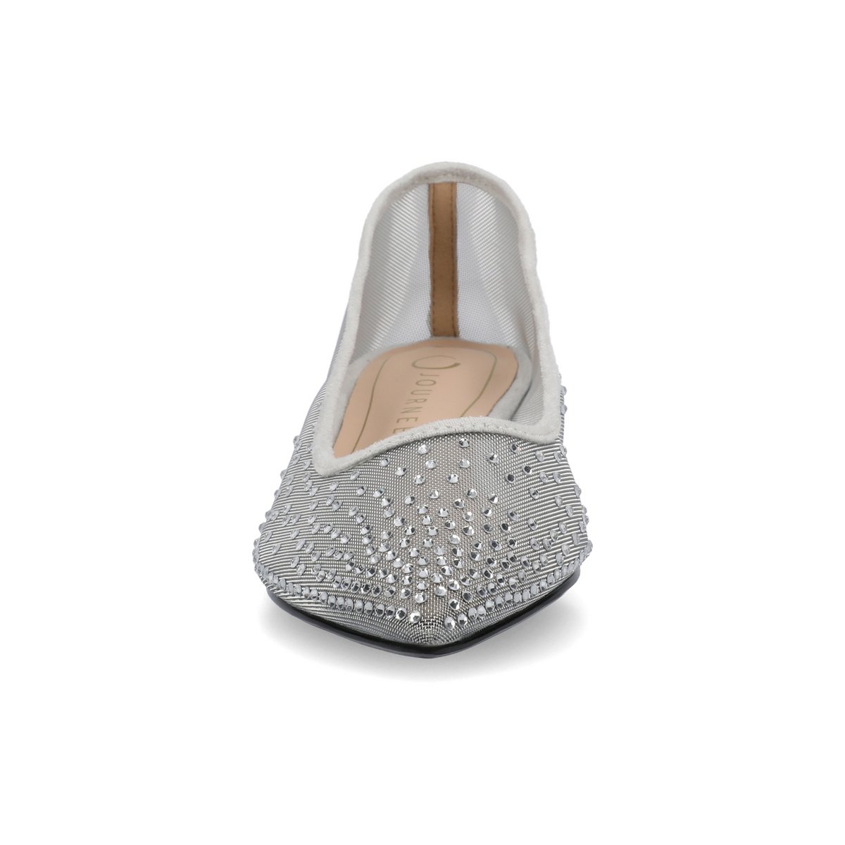 Обувь Journee Collection Journee Women's Gracelynn Evening Ballet Flats, Silver 12 — фото 6