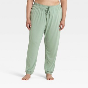 Women's Cooling Jersey Jogger Pajama Pants - Auden™ - 1 of 3