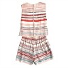 Women's Playsuit Elastic Waist Striped Sleeveless Romper - 1.STATE - 2 of 4