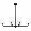 Quoizel Lighting Gallagher 6 - Light Chandelier in  Matte Black - 4 of 4