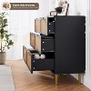 Rattan 6 Drawer Dresser for Bedroom, Large Double Dresser with Deep Drawers - 2 of 4