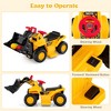Costway 6V Electric Kids Ride On Bulldozer Pretend Play Truck Toy with Adjustable Bucket - 4 of 4