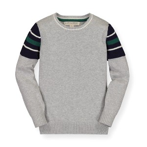 Hope & Henry Boys'  Cotton Crewneck Pullover Sweater, Infant - 1 of 4