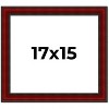 PosterPalooza | Weathered Red Picture Frame - UV Acrylic, Backing Board, Hanging Hardware Included - 2 of 4