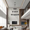 Retro Industrial Style 3-Layer Pendant Light,27-Lights Black Farmhouse Pendant,Antique Chandeliers,Ceiling Lights Light Fixtures-Maison Boucle - 3 of 4