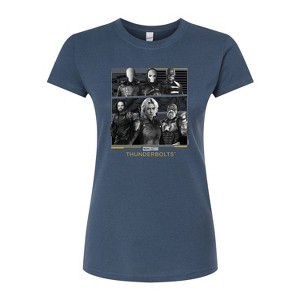 Women's - Marvel - Thunderbolts Grid Fitted Graphic T-Shirt - 1 of 2