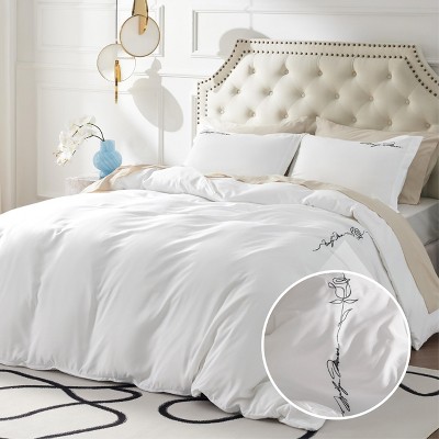 Bedsure | 2-3 Pcs Marilyn Monroe Reversible Patterned Duvet Cover Set