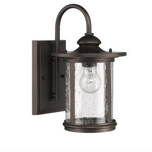 Chloe Lighting Cole Transitional 1 Light Rubbed Bronze Outdoor Wall Sconce 16" Height - 1 of 4