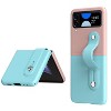 SaharaCase FingerGrip Series Case with Strap for Samsung Galaxy Z Flip4 Pink/Ice Blue (CP00298) - 2 of 4