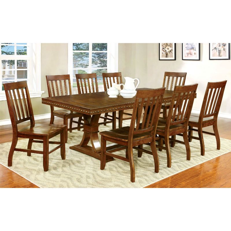 Set of 2 Crayton&#160;Traditional Wooden Side Chairs Dark Oak - HOMES: Inside + Out, 3 of 5