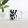 Crazy Dog T-Shirts Nap Tap Or Snap Mug Funny Sarcastic Jiu Jitsu Graphic Novelty Coffee Cup-11oz - 2 of 4