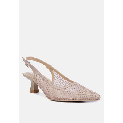 Siev Rhinestone Slingback Mules - image 2