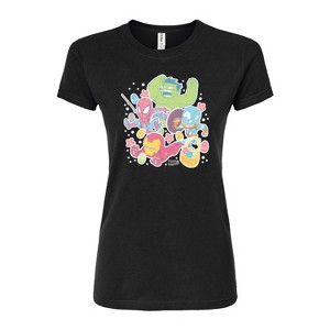 Women's - Marvel - Avengers Easter Stickers Fitted Graphic T-Shirt - 1 of 3