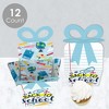 Big Dot of Happiness Back to School - Square Favor Gift Boxes - First Day of School Classroom Decorations Bow Boxes - Set of 12 - 3 of 4
