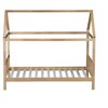 NicBex Twin Size Wooden Platform Bed, House Shaped Bed Frame with Headboard and Footboard for Boy and Girl, Easy Assembly - 4 of 4