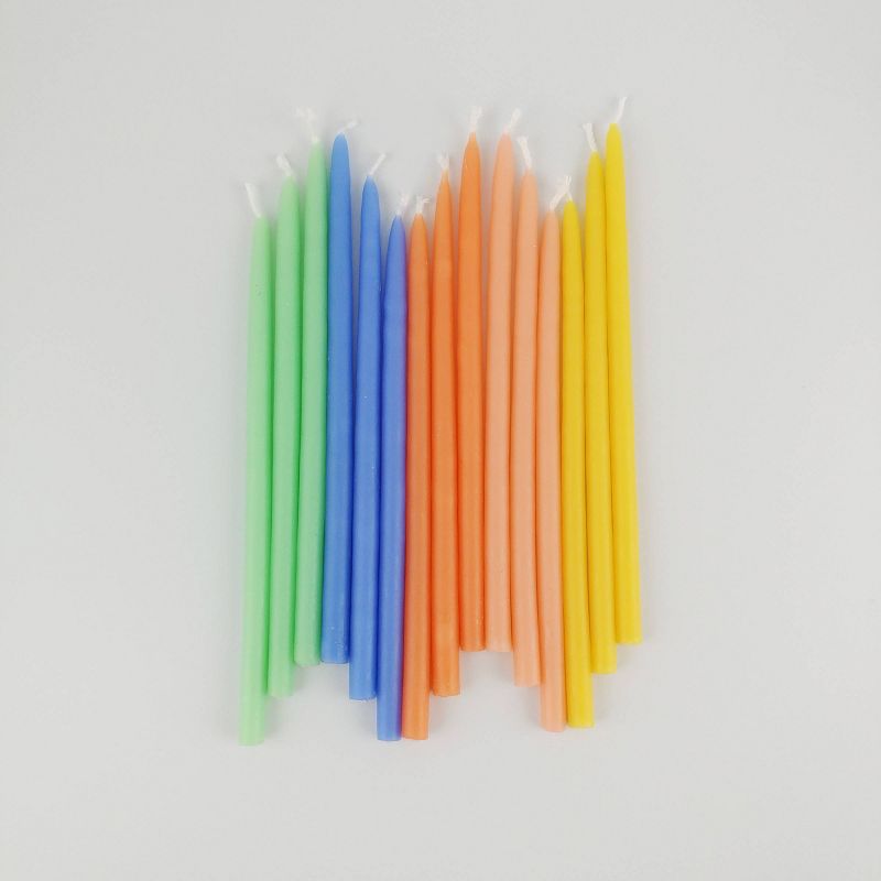 15ct 5.5&#34; Beeswax Birthday Candles - Spritz&#8482;, 4 of 7