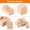 Unique Bargains DIY Craft Square Dowels Basswood Carving Blocks 8 Pcs - 3 of 4