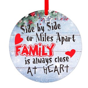 Family Christmas Ornaments 2025 - Family Ornament for Christmas Tree Long Distance Gifts for Mom Women - 1 of 4