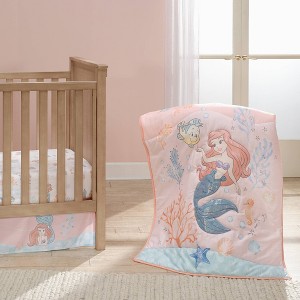 Bedtime Originals Disney's The Little Mermaid Crib Bedding Set by Lambs & Ivy - 3pc - 1 of 4