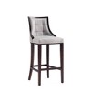 Set of 3 Fifth Avenue Upholstered Beech Wood Faux Leather Barstools - Manhattan Comfort - 3 of 4