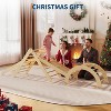 Baby Foldable Wooden Climbing Set - Indoor Jungle Gym with Arch, Ramp & Ladder, Toddler Climber Toys, Ideal Christmas Gift for Kids - 2 of 4
