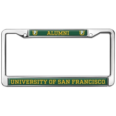 University of San Francisco Alumni Full Size Standard License Plate Metal Frame